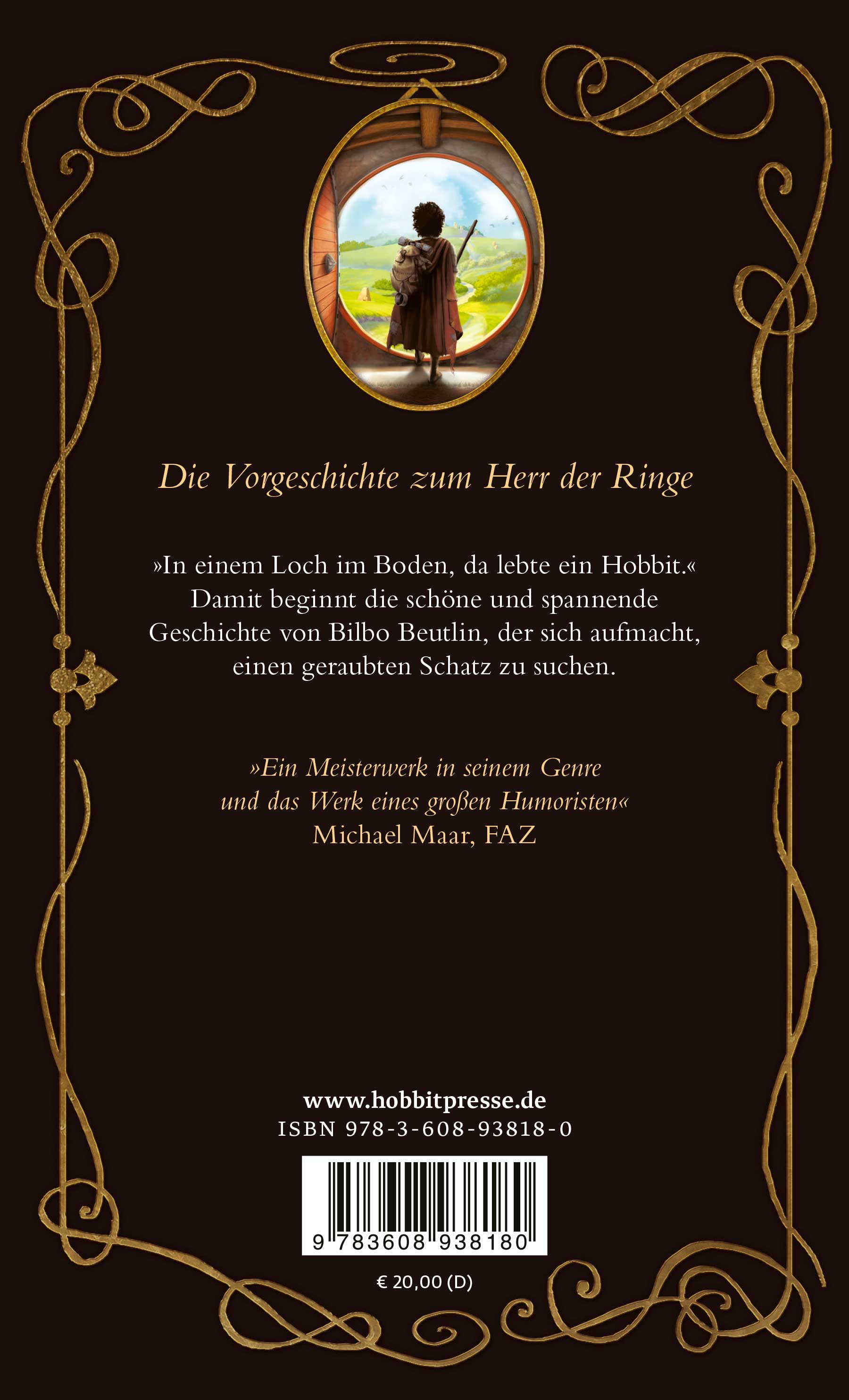 Rückseitencover Der Hobbit