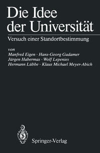 Vorderes Coverbild Die Idee der Universität