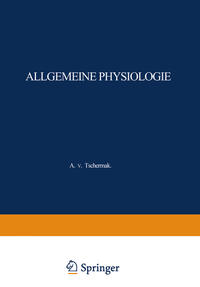 Vorderes Coverbild Allgemeine Physiologie