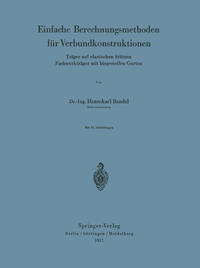 Vorderes Coverbild Einfache Berechnungsmethoden für Verbundkonstruktionen