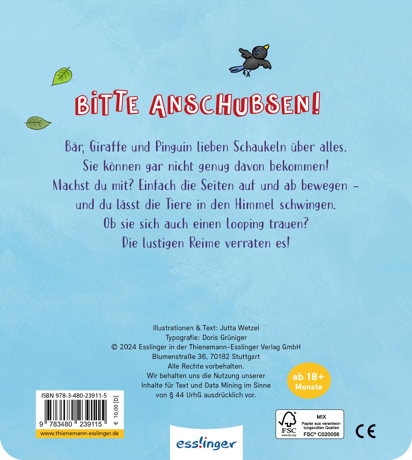 Rückseitencover Schaukel