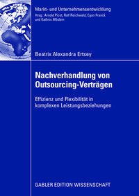 Vorderes Coverbild Nachverhandlung von Outsourcing-Verträgen