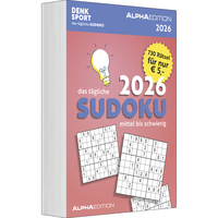 Vorderes Coverbild Das tägliche Sudoku 2026 - Tagesabreißkalender -14,8x21,0 - Rätselkalender - Knobelkalender