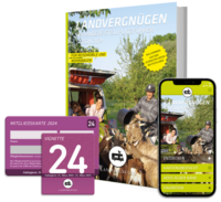 Vorderes Coverbild Landvergnügen Deutschland