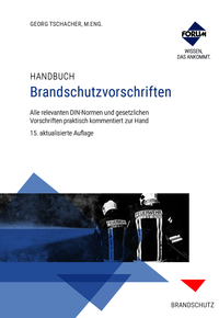 Vorderes Coverbild Handbuch Brandschutzvorschriften
