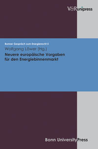 Vorderes Coverbild Neuere europäische Vorgaben für den Energiebinnenmarkt