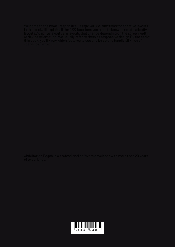 Rückseitencover Responsive Design