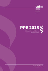 Vorderes Coverbild PPE 2015