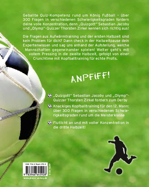 Rückseitencover Quiz dich schlau: Das ultimative Bundesliga Fan-Quiz