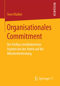 Vorderes Coverbild Organisationales Commitment