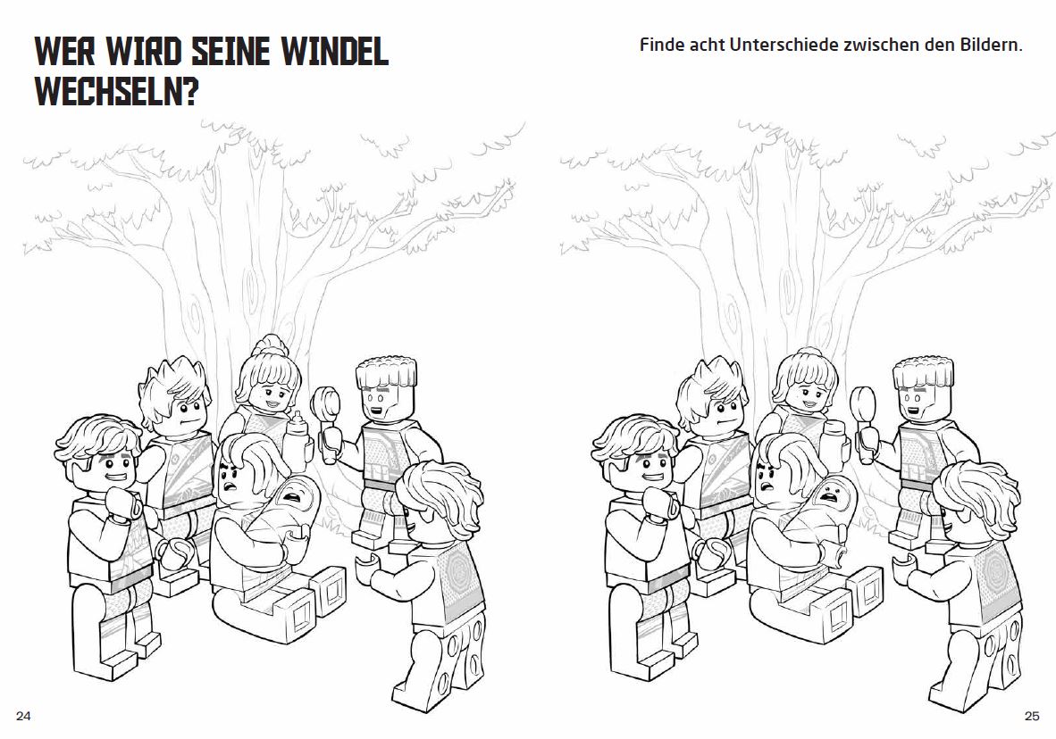 Beispielinhalt (Bild) LEGO® NINJAGO® – Malspaß