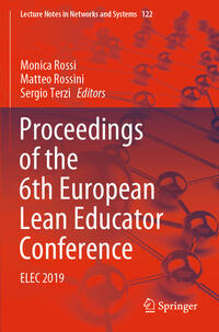 Vorderes Coverbild Proceedings of the 6th European Lean Educator Conference