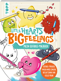 Vorderes Coverbild Little Hearts - Big Feelings - Mein Gefühle-Malbuch