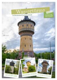 Vorderes Coverbild Wassertürme (Wandkalender 2025 DIN A3 hoch), CALVENDO Monatskalender