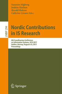 Vorderes Coverbild Nordic Contributions in IS Research