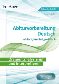 Vorderes Coverbild Dramen analysieren und interpretieren