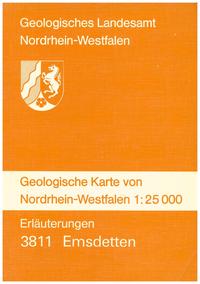 Vorderes Coverbild Geologische Karten von Nordrhein-Westfalen 1:25000 / Emsdetten
