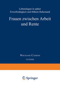Vorderes Coverbild Frauen zwischen Arbeit und Rente