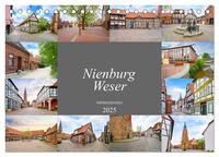 Vorderes Coverbild Nienburg Weser Impressionen (Tischkalender 2025 DIN A5 quer), CALVENDO Monatskalender