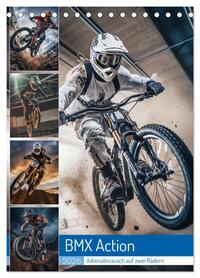 Vorderes Coverbild BMX Action (Tischkalender 2026 DIN A5 hoch), CALVENDO Monatskalender