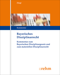 Vorderes Coverbild Bayerisches Disziplinarrecht