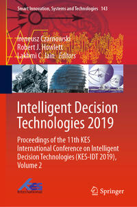Vorderes Coverbild Intelligent Decision Technologies 2019