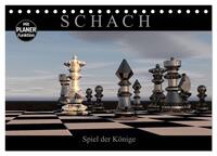 Vorderes Coverbild SCHACH - Spiel der Könige (Tischkalender 2025 DIN A5 quer), CALVENDO Monatskalender