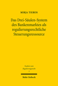 Vorderes Coverbild Das Drei-Säulen-System des Bankenmarktes als regulierungsrechtliche Steuerungsressource