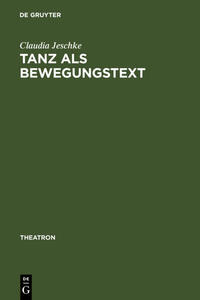 Vorderes Coverbild Tanz als BewegungsText