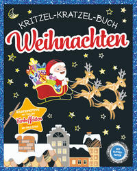 Vorderes Coverbild Kritzel-Kratzel-Buch Weihnachten. Für Kinder ab 5 Jahren