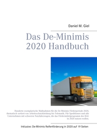 Vorderes Coverbild Das De-Minimis 2020 Handbuch