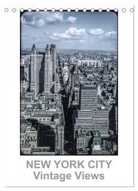 Vorderes Coverbild NEW YORK CITY - Vintage Views (Tischkalender 2026 DIN A5 hoch), CALVENDO Monatskalender
