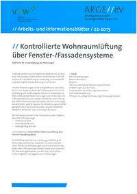 Vorderes Coverbild Kontrollierte Wohnraumlüftung über Fenster-/Fassadensysteme