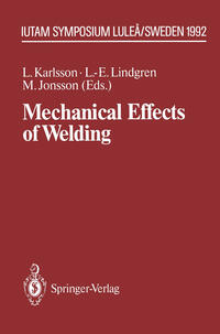 Vorderes Coverbild Mechanical Effects of Welding