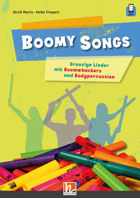 Vorderes Coverbild Boomy Songs. Groovige Lieder mit Boomwhackers und Bodypercussion