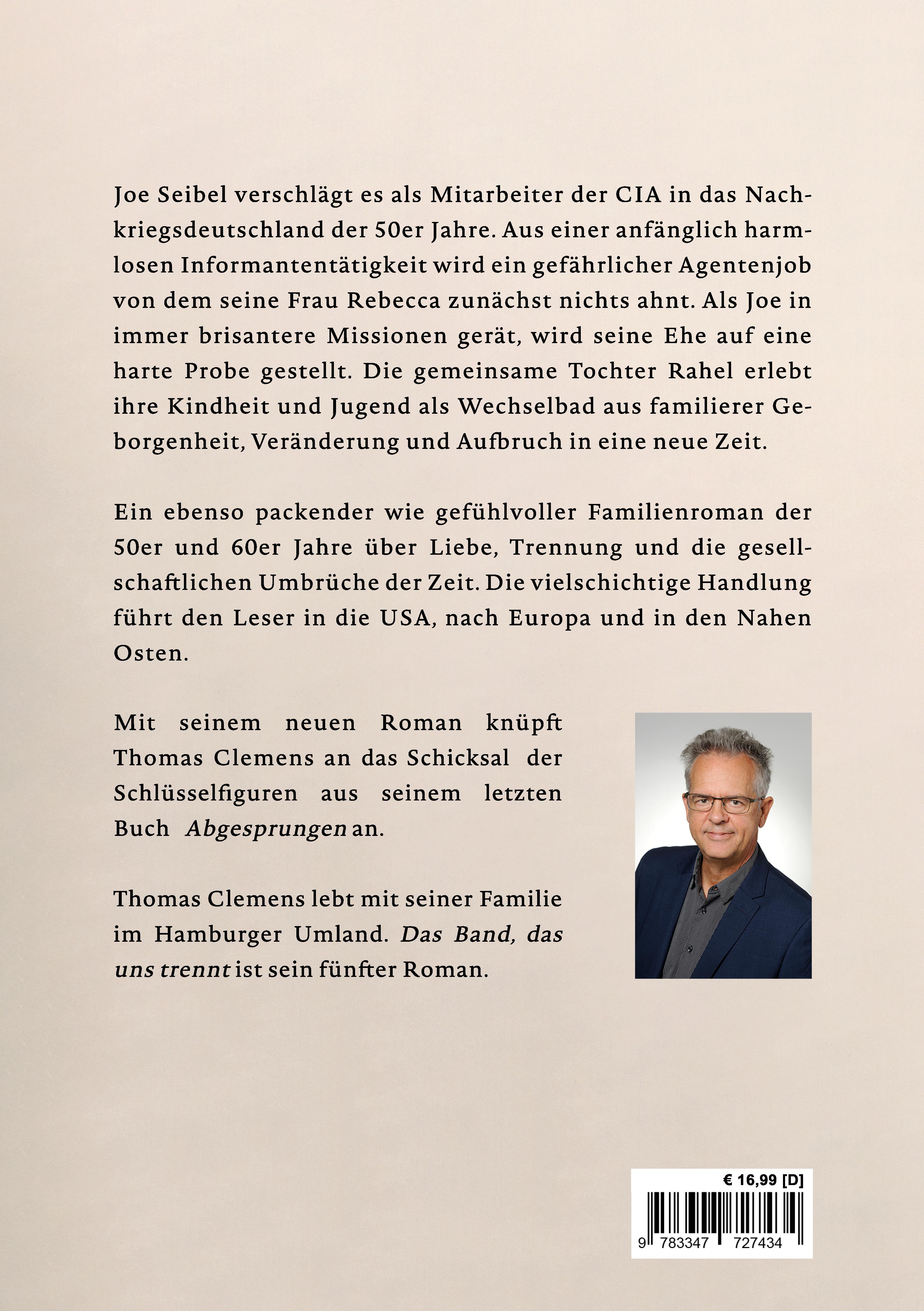 Rückseitencover Das Band, das uns trennt