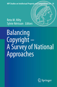 Vorderes Coverbild Balancing Copyright - A Survey of National Approaches