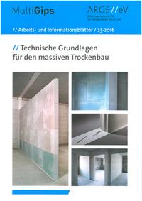 Vorderes Coverbild Technische Grundlagen für den massiven Trockenbau