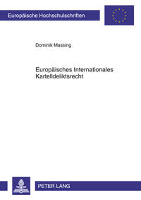 Vorderes Coverbild Europäisches Internationales Kartelldeliktsrecht