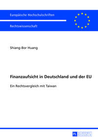 Vorderes Coverbild Finanzaufsicht in Deutschland und der EU
