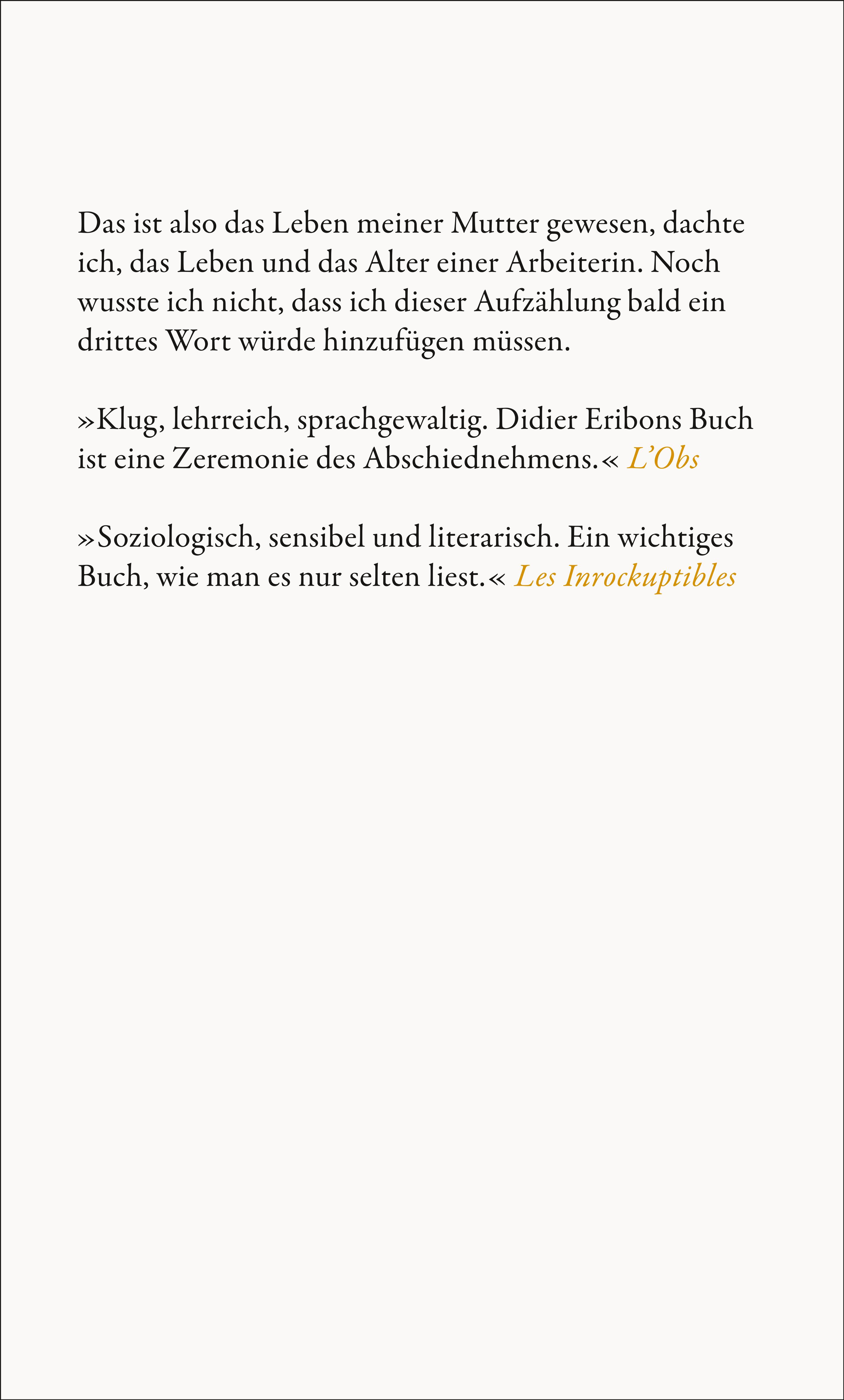 Rückseitencover Eine Arbeiterin