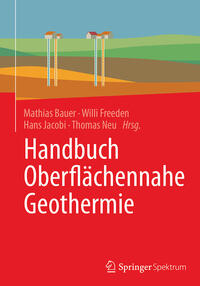 Vorderes Coverbild Handbuch Oberflächennahe Geothermie