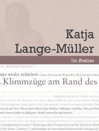 Vorderes Coverbild Im Atelier. Beiträge zur Poetik der Gegenwartsliteratur 07/08 / Klimmzüge am Rand des eigenen Horizonts
