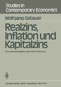 Vorderes Coverbild Realzins, Inflation und Kapitalzins