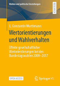 Vorderes Coverbild Wertorientierungen und Wahlverhalten