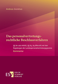 Vorderes Coverbild Das personalvertretungsrechtliche Beschlussverfahren