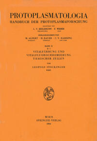 Vorderes Coverbild Vitalfärbung und Vitalfluorochromierung Tierischer Zellen