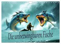 Vorderes Coverbild Die unbezwingbaren Fische (Wandkalender 2026 DIN A4 quer), CALVENDO Monatskalender