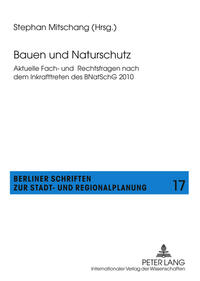 Vorderes Coverbild Bauen und Naturschutz