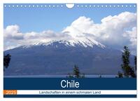 Vorderes Coverbild Chile - Landschaften in einem schmalen Land (Wandkalender 2025 DIN A4 quer), CALVENDO Monatskalender